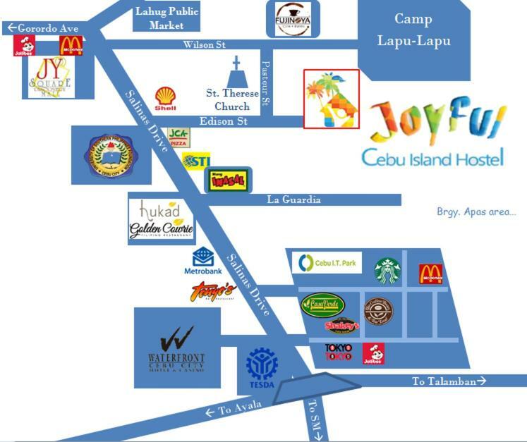 Joyful Island Hostel - Cebu City Exterior foto